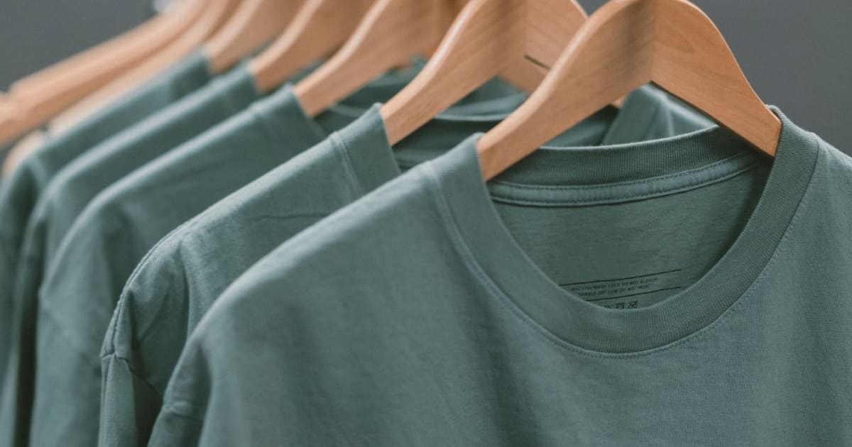 Custom clothing sample before bulk manufacturing