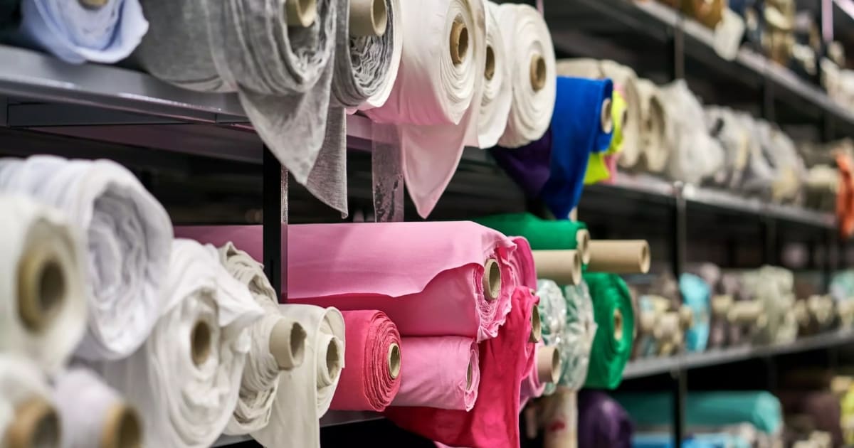 Fabric selection for custom apparel production
