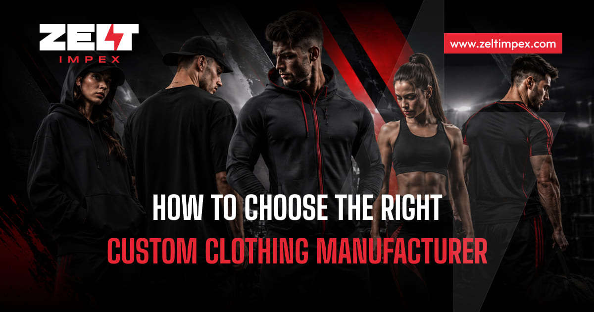 how to choose the right custom clothing manufacturer by zelt impex
